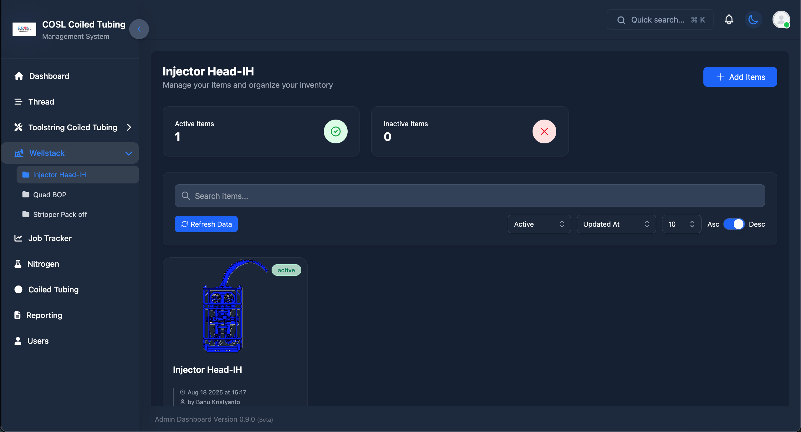 Wellstack Injector Head